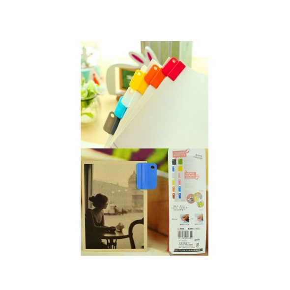 

Paper Folder File Memo Photo Clip Penanda Lucu Unik Simple Praktis Serbaguna Multifungsi