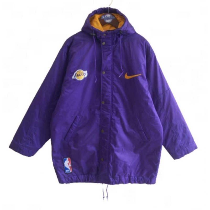 lakers x NBA x Nike Big Swoosh Parka Jacket Original Second