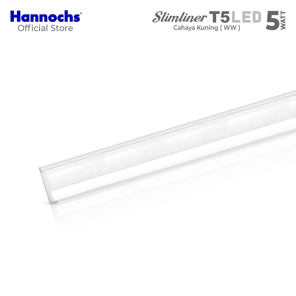 Hannochs Slimliner T5 LED 5 Watt Cahaya Kuning - Lampu Neon