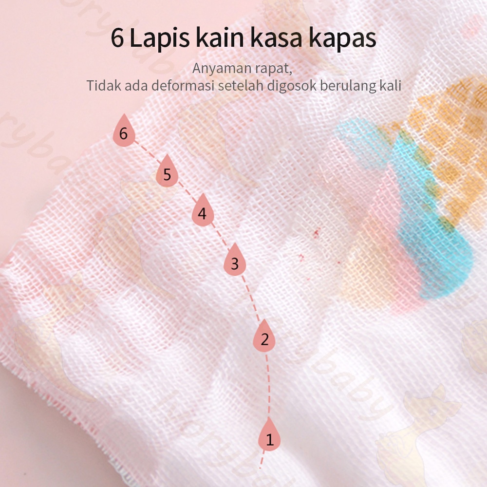 Ivorybaby Handuk bayi lembut multifungsi washlap bayi