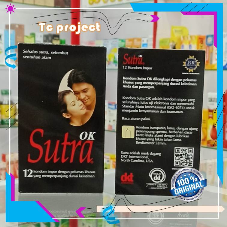 Kondom Sutra hitam Isi 12