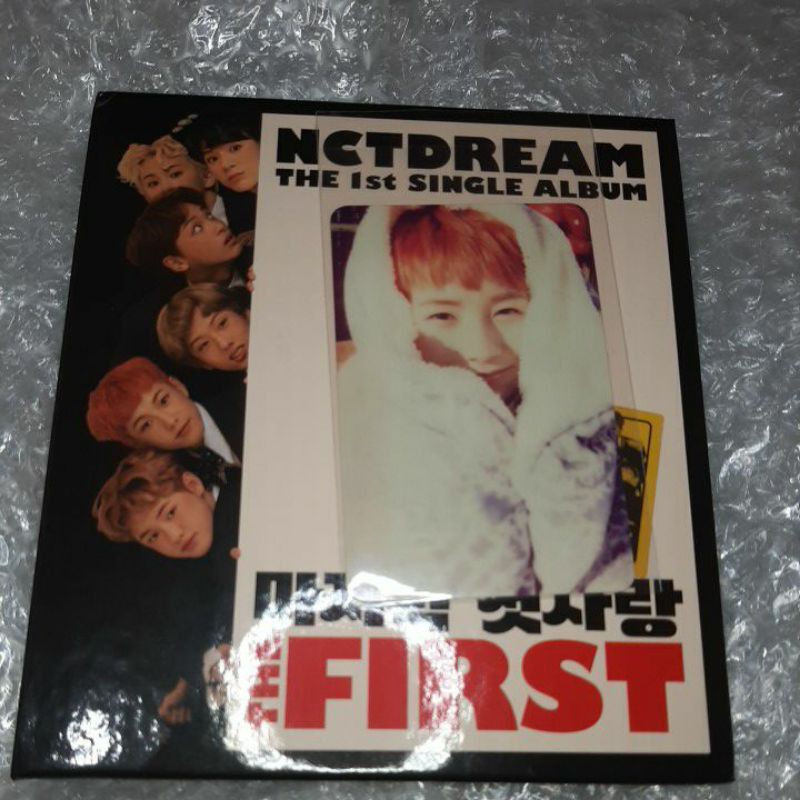 my first and last renjun set album mfal selimutan pc photocard nct dream