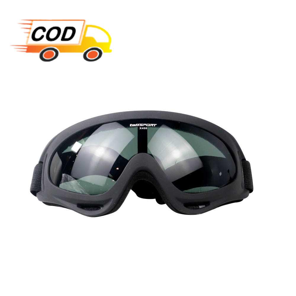Kacamata Goggles Olahraga Ski Salju Bingkai Tebal Kaca Anti Silau Tahan Benturan Tidak Mudah Rusak P
