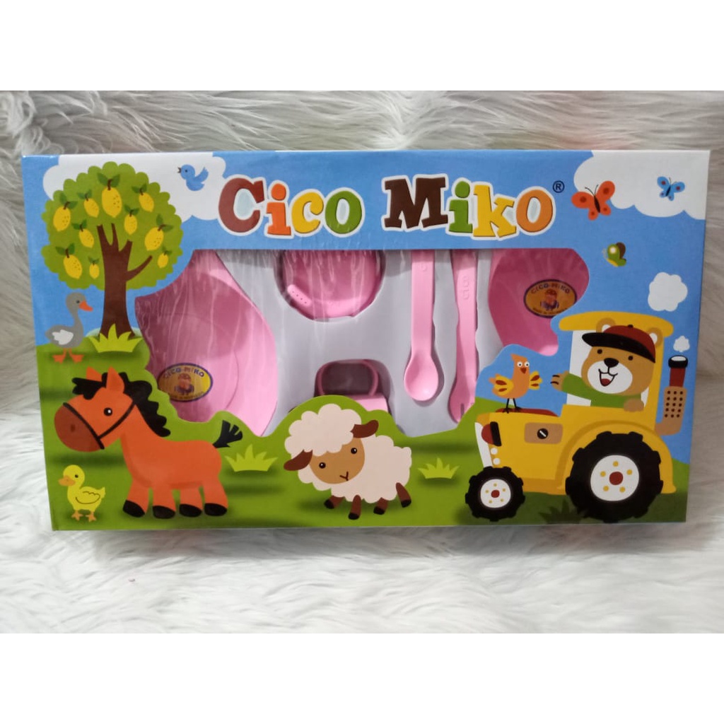 Tempat Makan Baby CICO MIKO - 1 set - produk Original