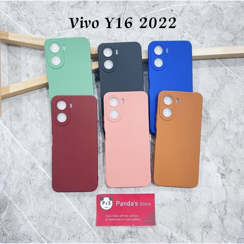 Softcase Pro Camera Vivo Y16 2022 Candy Case Full Color 3D Silikon TPU