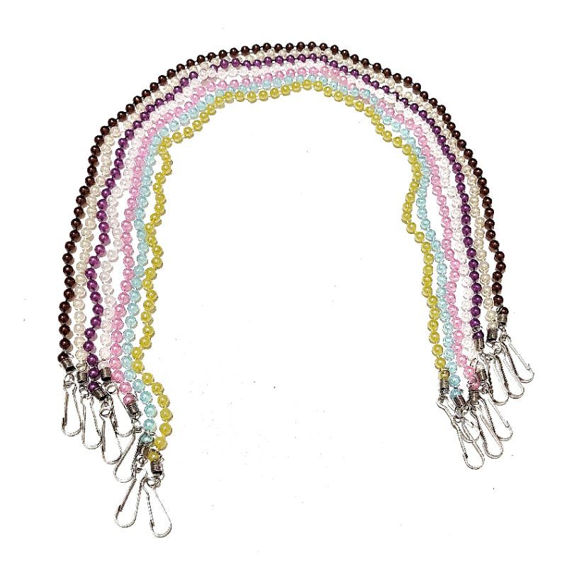 Kalung Gantungan Masker Strap Mask Hanging Korean Pearlstring Beads Series Mutiara Korea