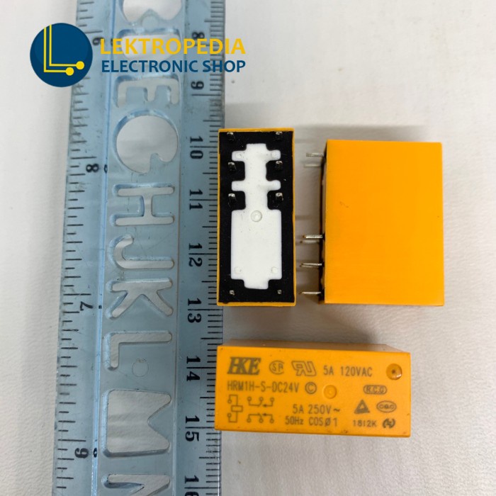Relay 24V 8pin BESAR HKE 24 V 8 pin p volt kaki 8p 24volt