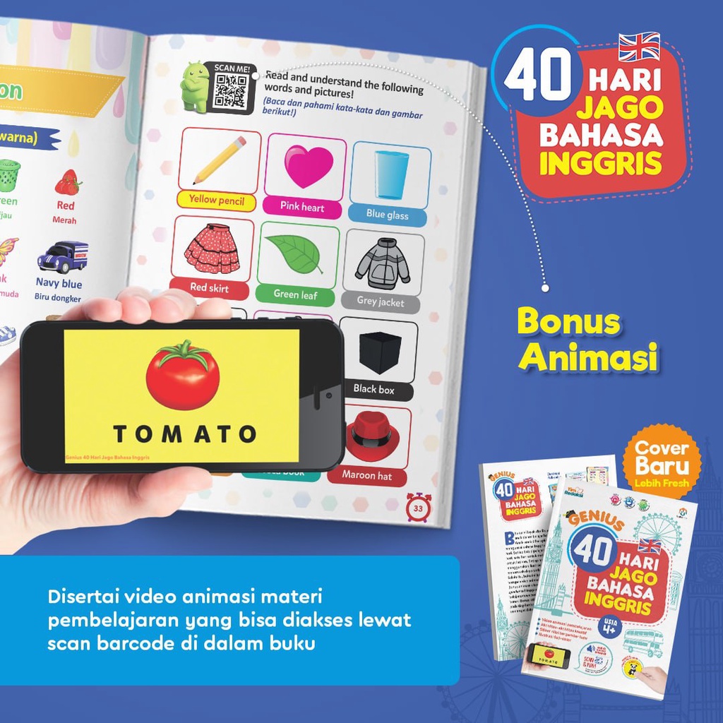 Genius 40 Hari Jago Bahasa Inggris Edisi Baru (Ziyad books)