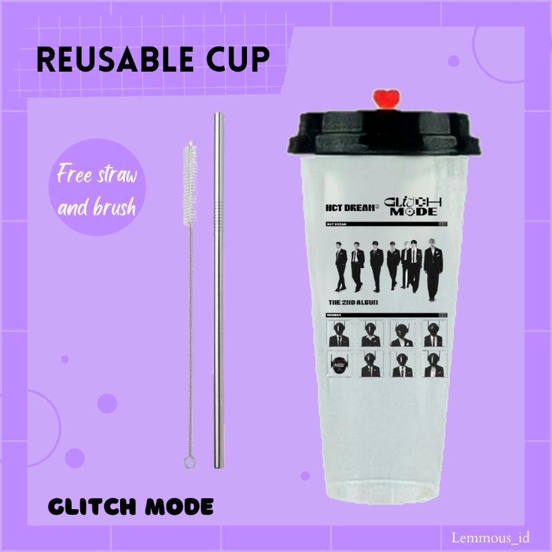 REUSABLE CUP NCT DREAM GLITCH MODE