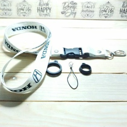 

Lanyard Print Honda Putih / Lanyard Full Print / Lanyard Id Card / Lanyard Pod bonus ORing