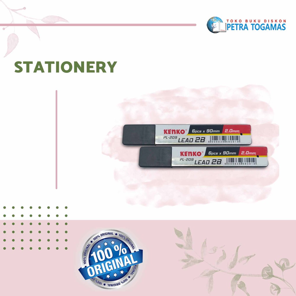 

REFILL PENSIL 2B 2.0 MM PL-209 (90MM) KENKO