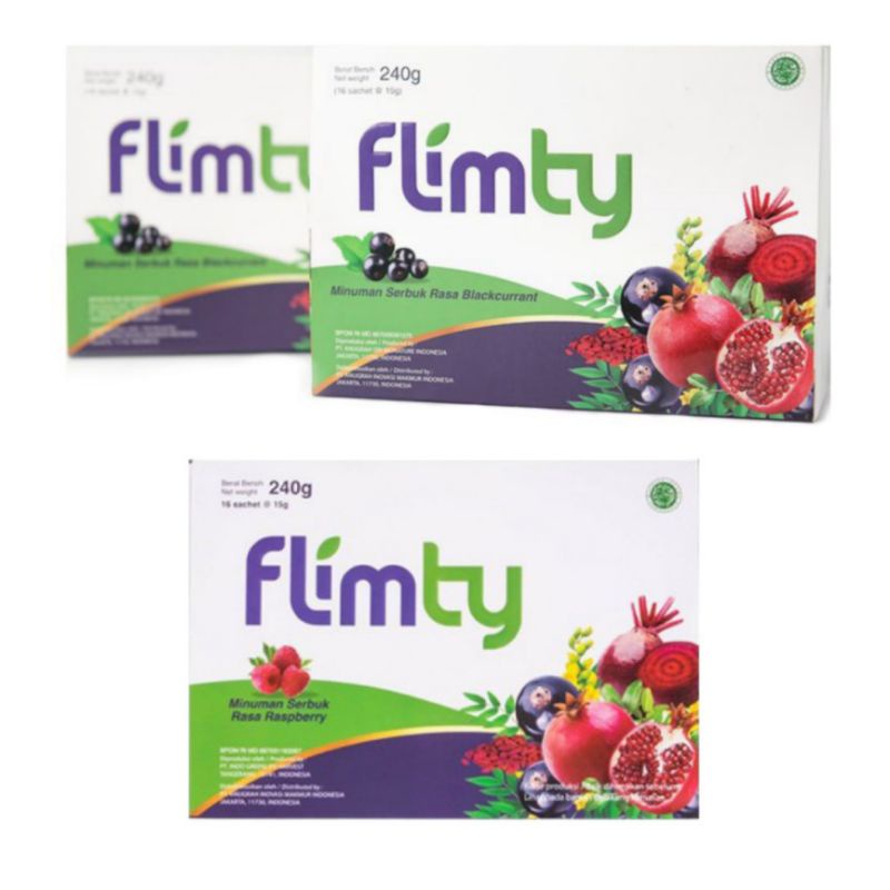 FLIMTY Drink Blackcurrant &amp; Rasberry 240g