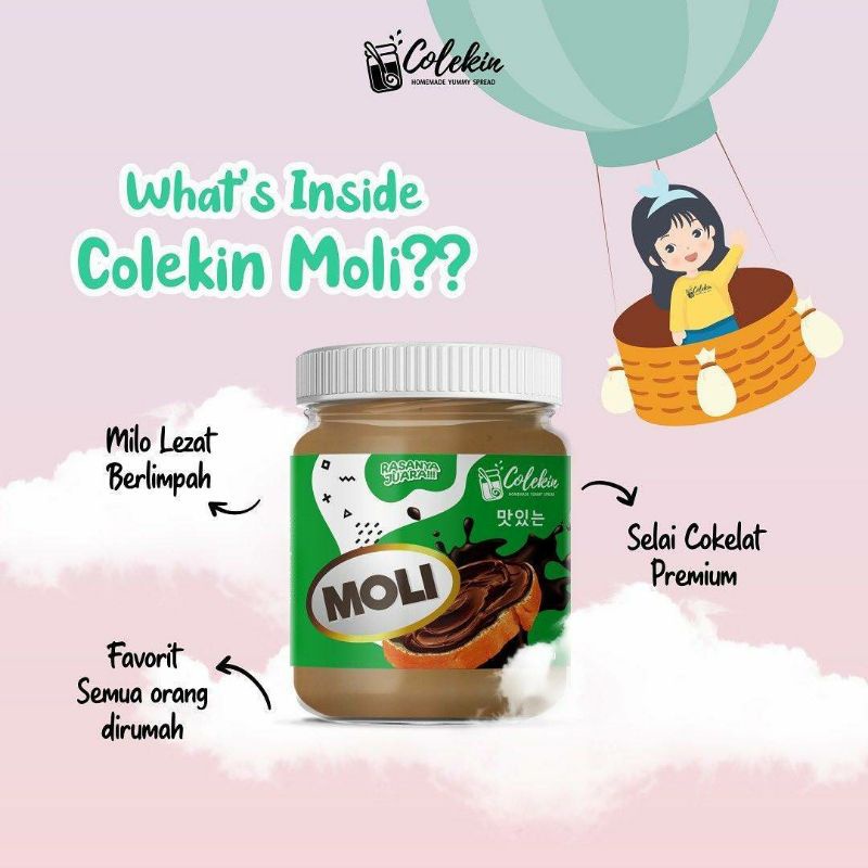 

Colekin - Selai Coklat Topping Bubuk Milo ( Moli ) 200gr