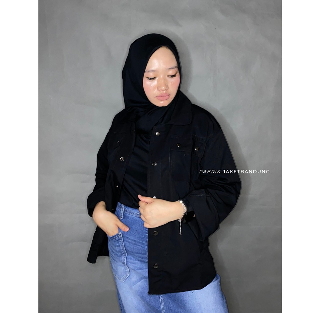 Jaket Semi Parka || Trucker Jacket || Size M - XXL