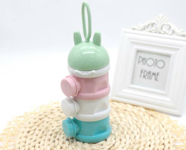 UNNISO - Tempat Susu Bayi 3 Susun Bentuk Rabbit