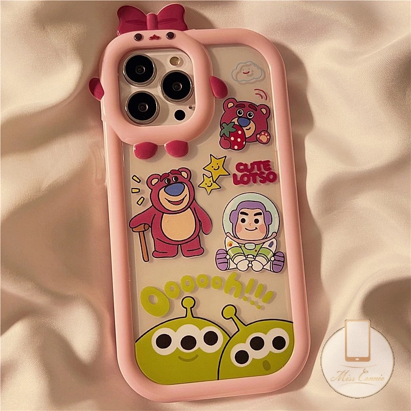 Soft Case Desain Kartun Toy Story Losto Untuk OPPO A57 A17 A55 A54 A15 A7 A17K A5s A12 A96 A76 A95 A74 Reno 4F 5F 7 5 A3s A16K A53 A16K A52 A16N A16S A53 Aot A16 Case Pelindung Earphone Bluetooth Airpod