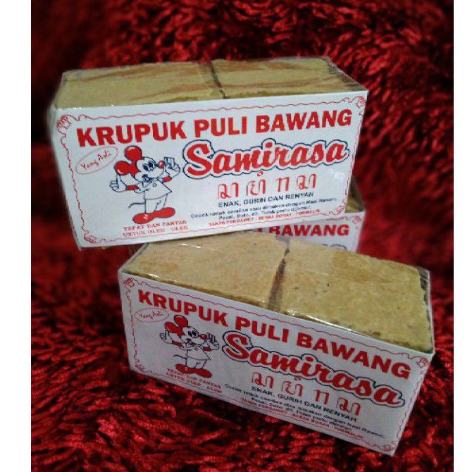 

TERMURAH!! Krupuk puli bawang SAMIRASA 400gr