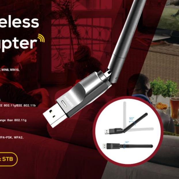 ✻ Dongle USB WIFI Adapter Noise MT-78177 - Receiver Set Top Box - Dongle antena WIFI internet ➢