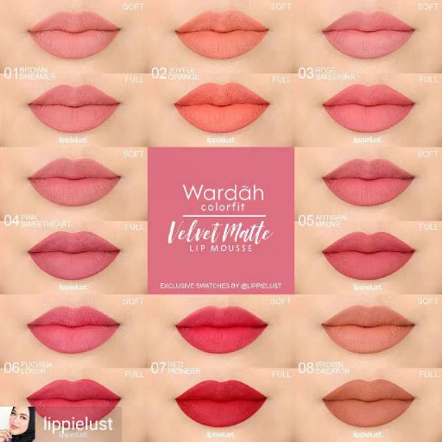 WARDAH LIPSTIK VELVET