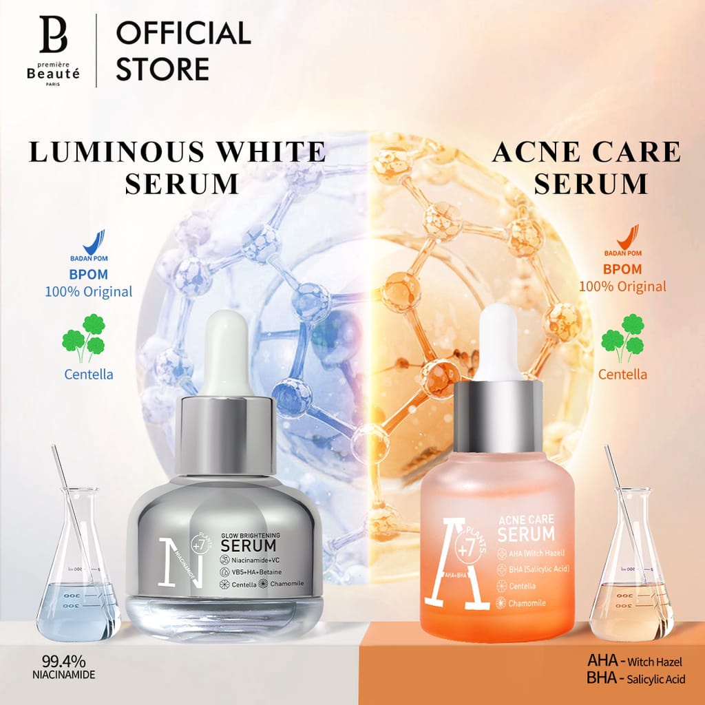 Premiere Beaute Luminous White Glow Brightening Serum 30ml