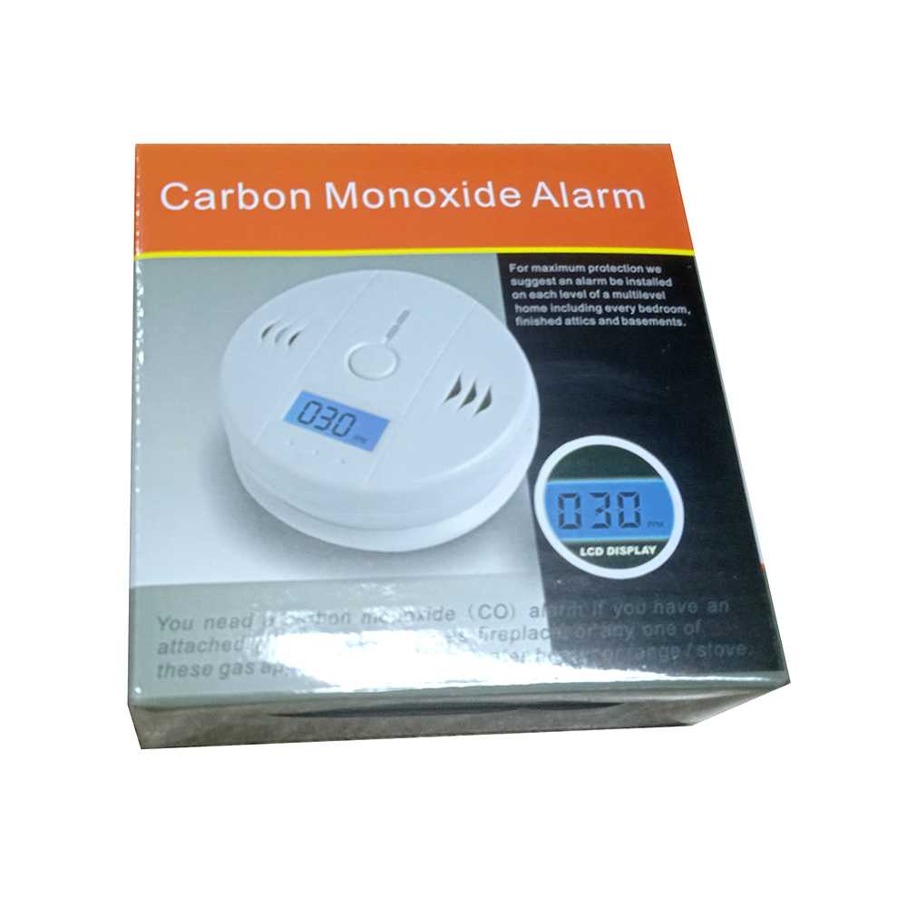 LESHP Carbon Monoxide Smoke Alarm Detector / Detektor CO2 - EN50291