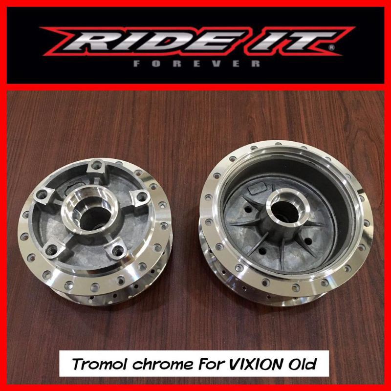 Tromol Vixion lama old dan Vixion New Cakram satu set merk Ride it