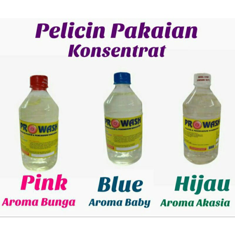 PROWASH PELICIN KONSENTRAT / Biang Pewangi Untuk Setrika