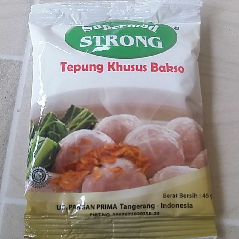 

Tepung Khusus Bakso STRONG 45gr