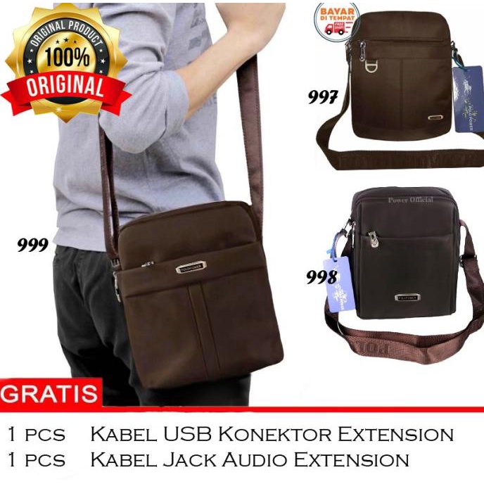 Polo Power 039S Tas Selempang Pria Tas Polo Original Sling bag Import