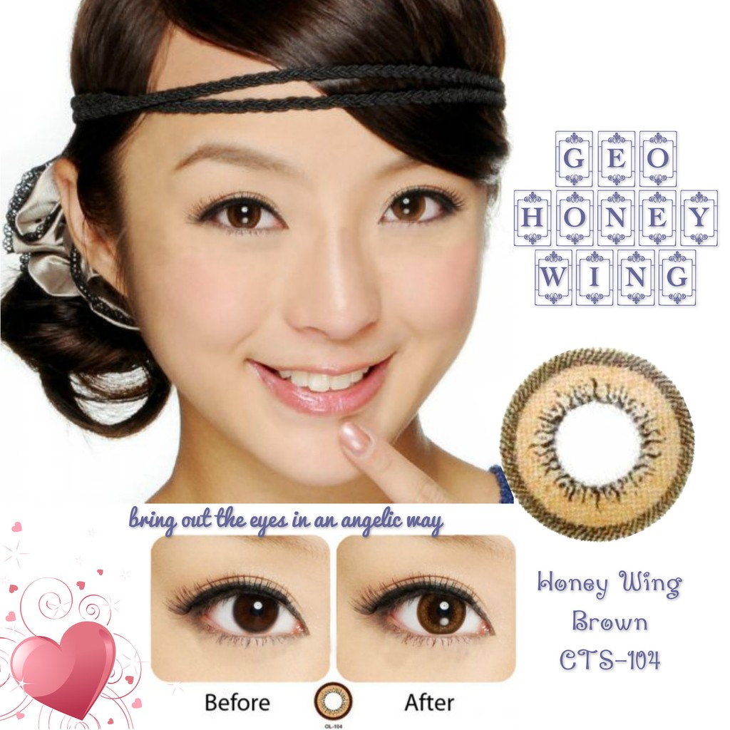 Softlens Wing CTS Series Honey Brown