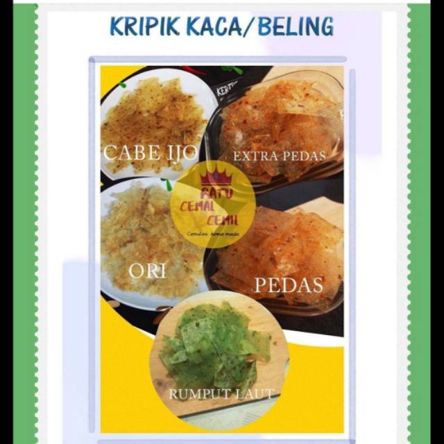 

KRIPIK KACA/KERIPIK BELING