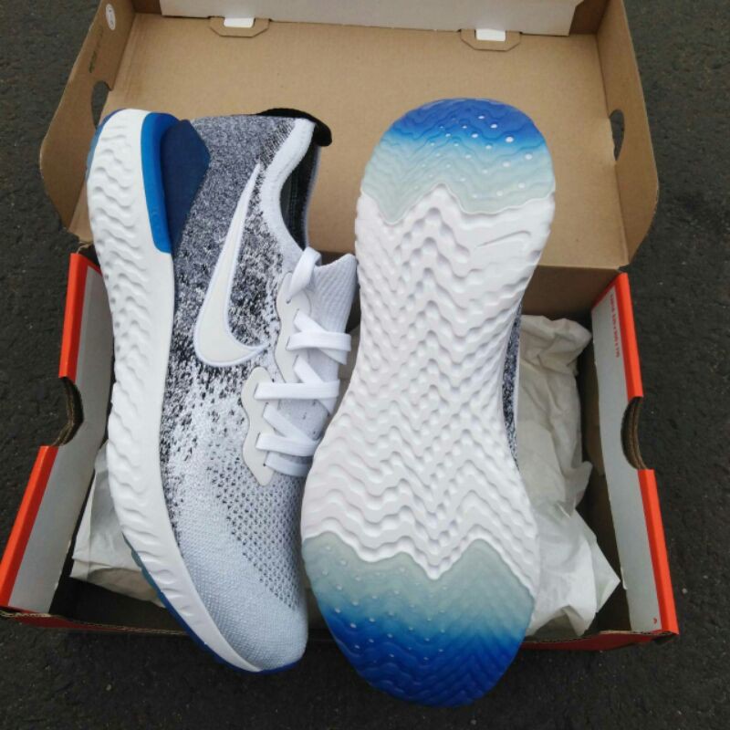 Nike Epic React Flyknit 2 "white/black/blue" (BQ8928 102)