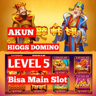 Jual AKUN HIGGS DOMINO LEVEL 5 BISA MAIN SLOT BONUS CIP UNGU 6M