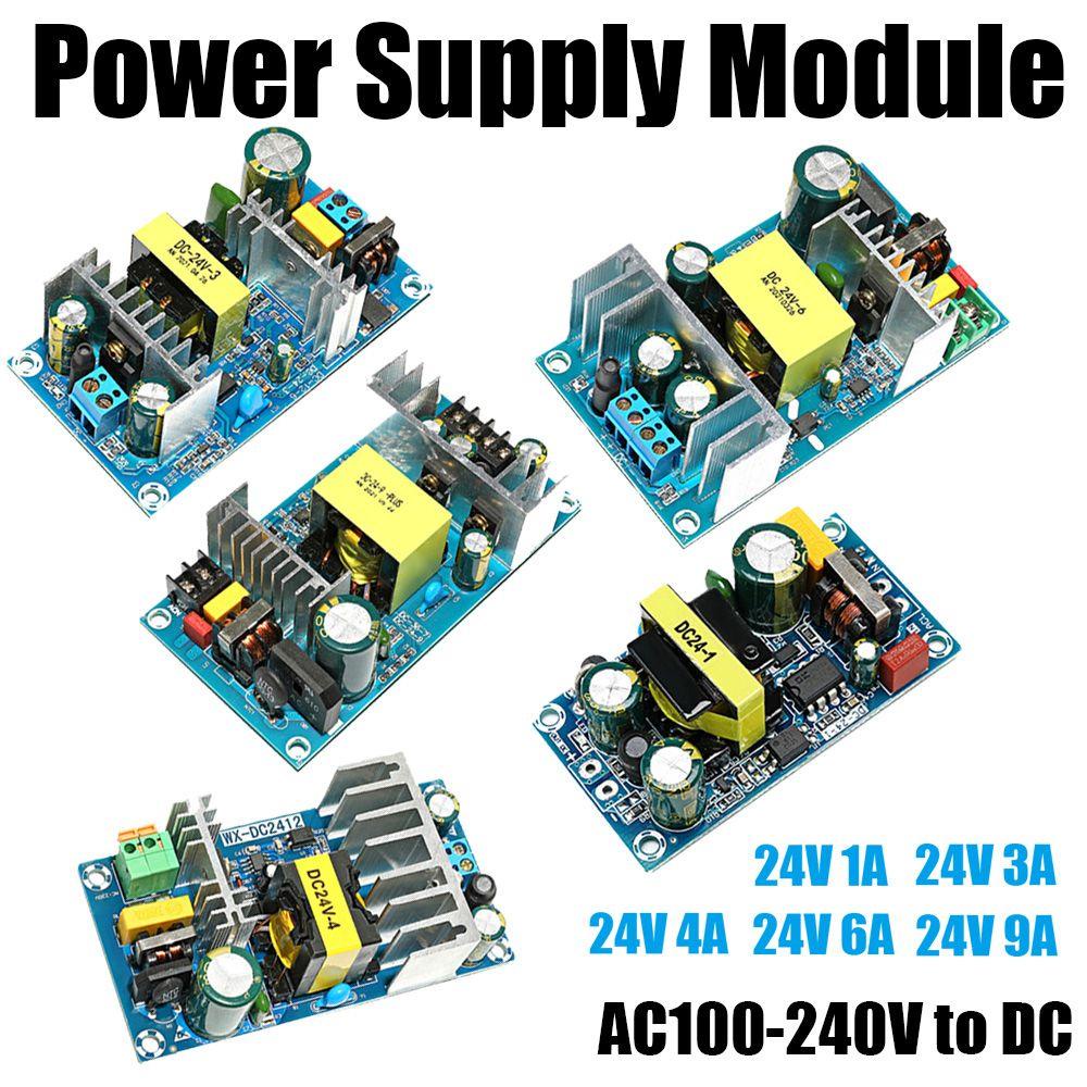Preva Modul Power Supply Proteksi Konsleting Adaptor Stabilisasi Tegangan AC100-240V Ke DC 24V