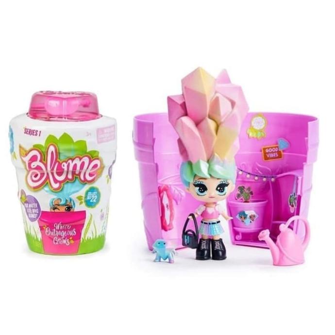 Mainan Blume Dolls Surprise - Flower Pot Doll That Grow