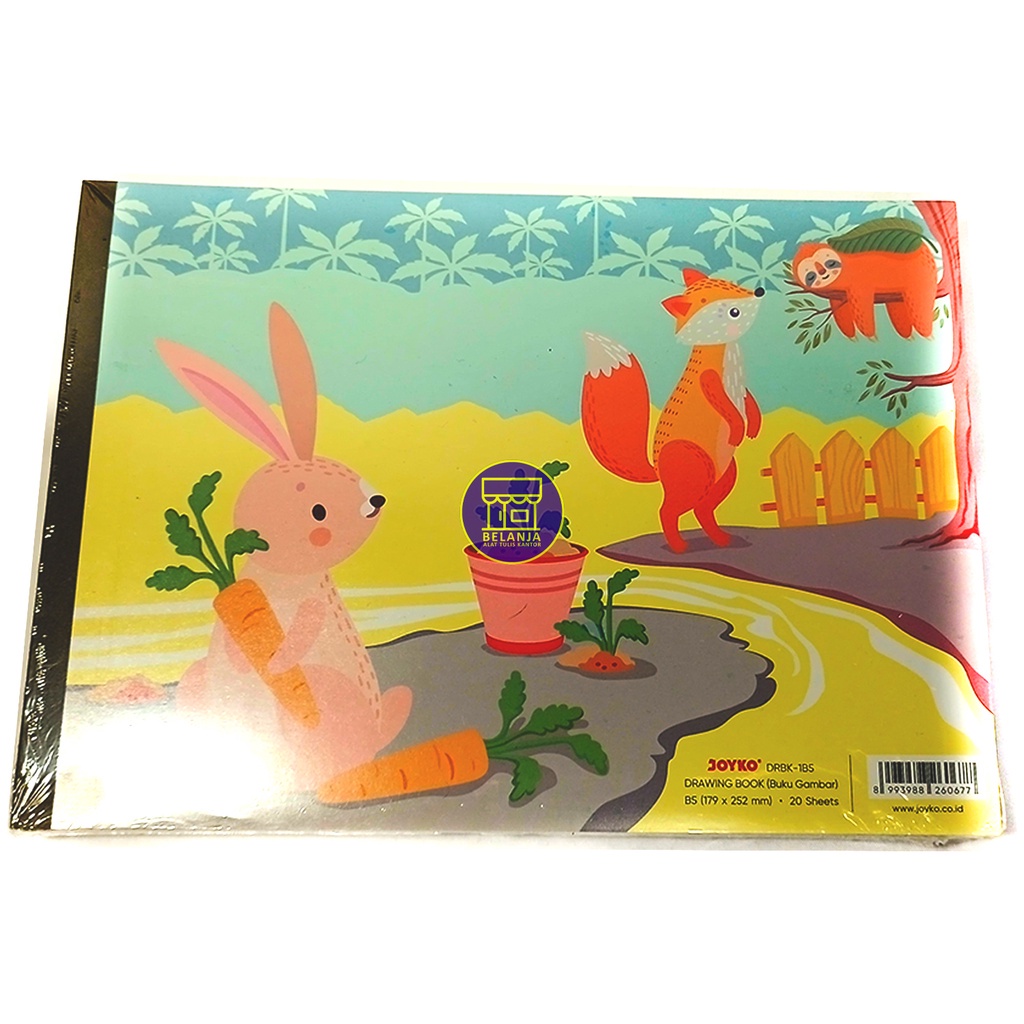 

JOYKO Drawing Book Dengan Cover Lucu Ukuran B5 DRBK-1B5 Per Pcs