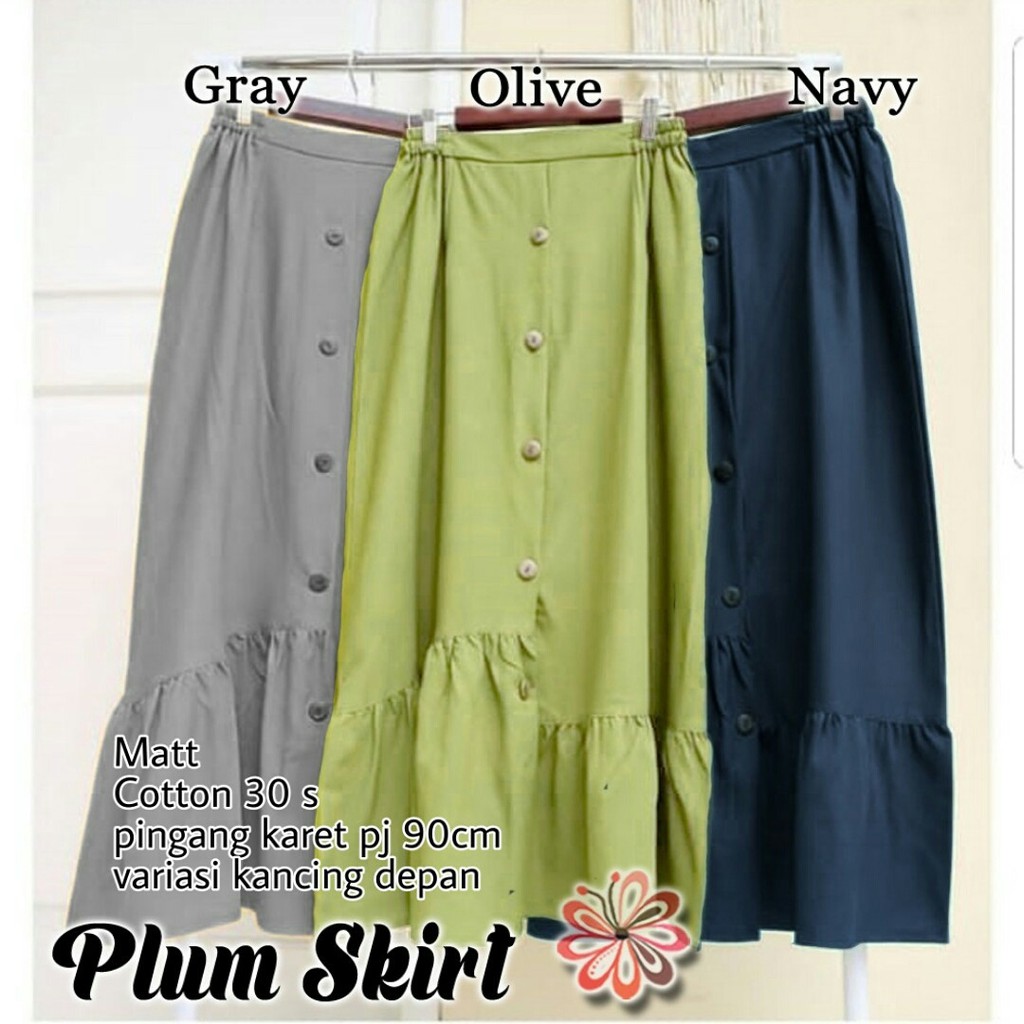 Plum Skirt 3 WARNA