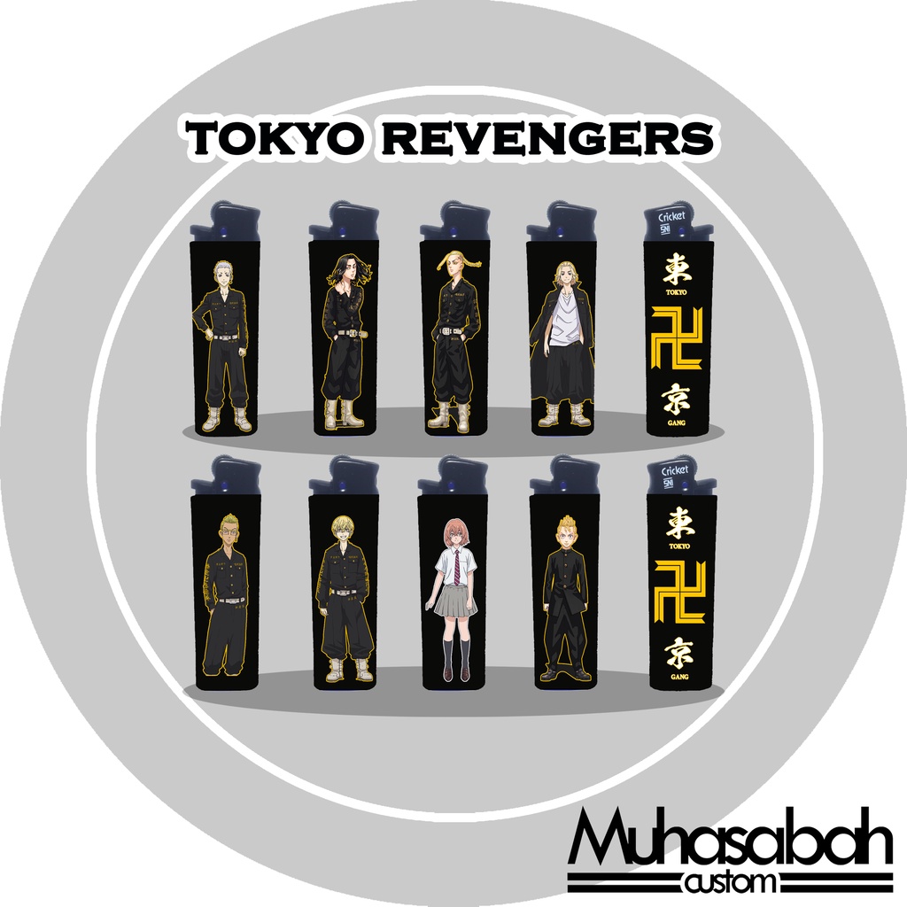 Tokyo Revengers Korek Api Cricket Custom Gambar Unik Murah Edisi