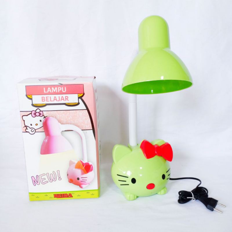 Lampu Belajar Karakter Reida Bentuk Hello Kitty Unik Lucu