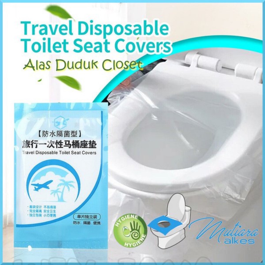 ALAS DUDUK KLOSET TISU CLOSET TRANSPARAN TOILET SEAT COVER DISPOSABLE