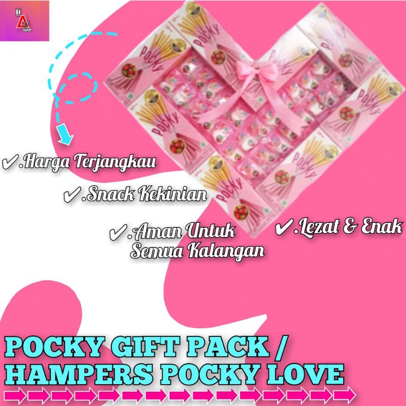

POCKY LOVE / HAMPERS TERBARU / KADO ULTAH (SUDAH DIBENTUK LOVE)