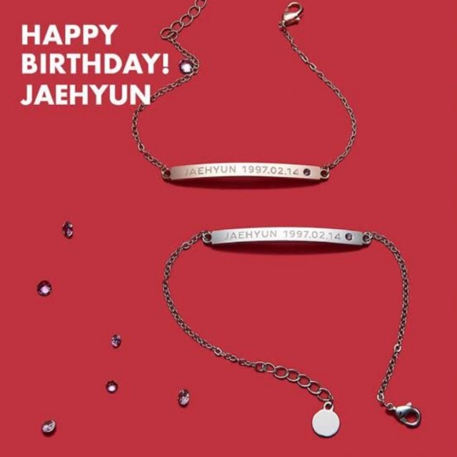 (READY STOCK) JAEHYUN ROSEGOLD SM BIRTHDAY BRACELET