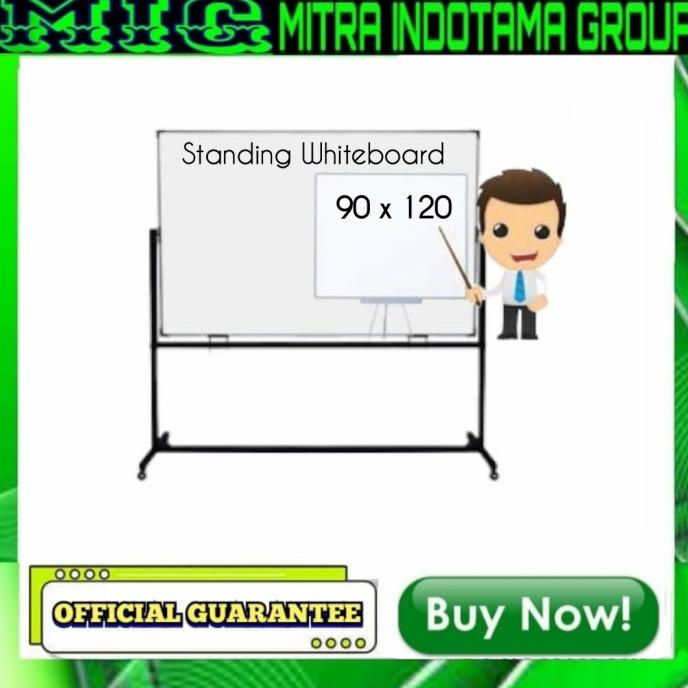 

STANDING PAPAN TULIS WHITEBOARD UKURAN 90 x 120