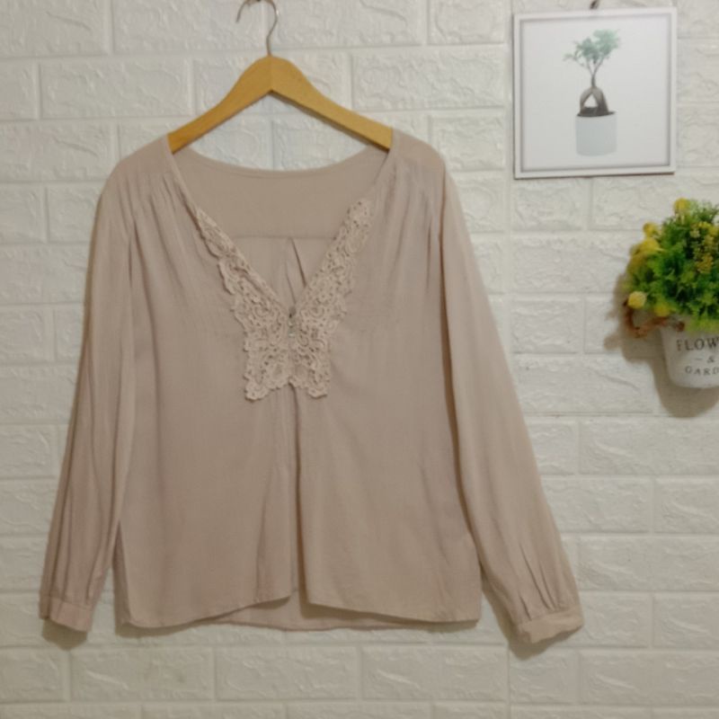 thrift atasan blouse wanita 03-65.ld 102 pj61(katun