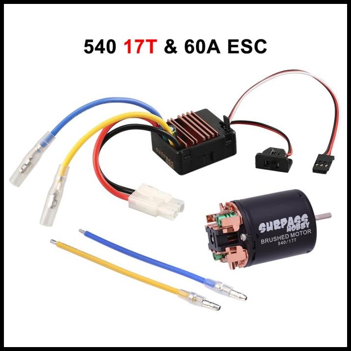 Surpass Hobby Combo 540 Brushed Motor 13T 17T 21T 23T 27T 35T 45T 55T