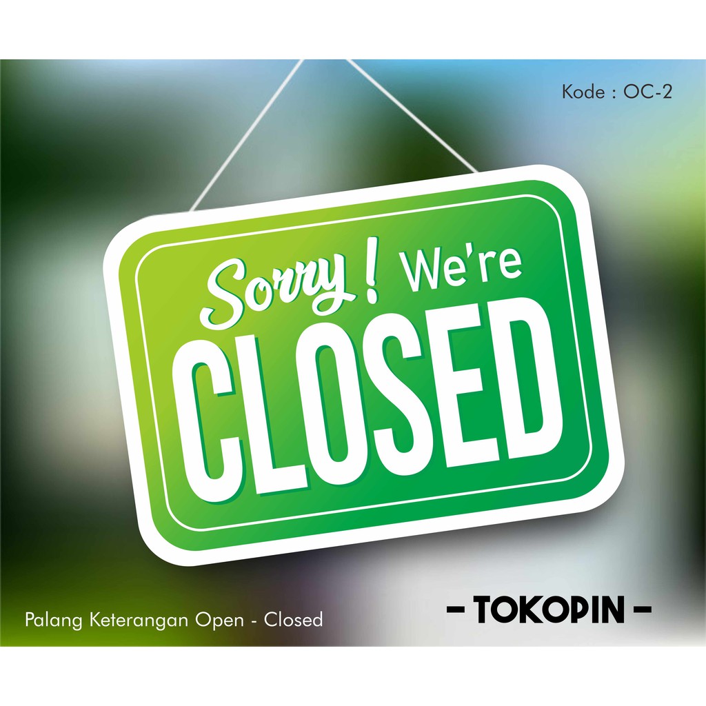 

Papan Open Closed Colour|Sign Board Akrilik