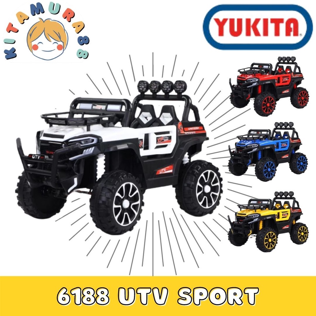 BARU!!! MAINAN MAENAN ANAK MOBIL AKI YUKITA 6188 UTV SPORT