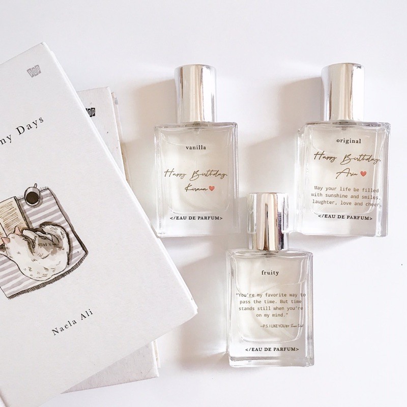 

Kado Unik Special Custom Parfum Premium - Desain TEXT