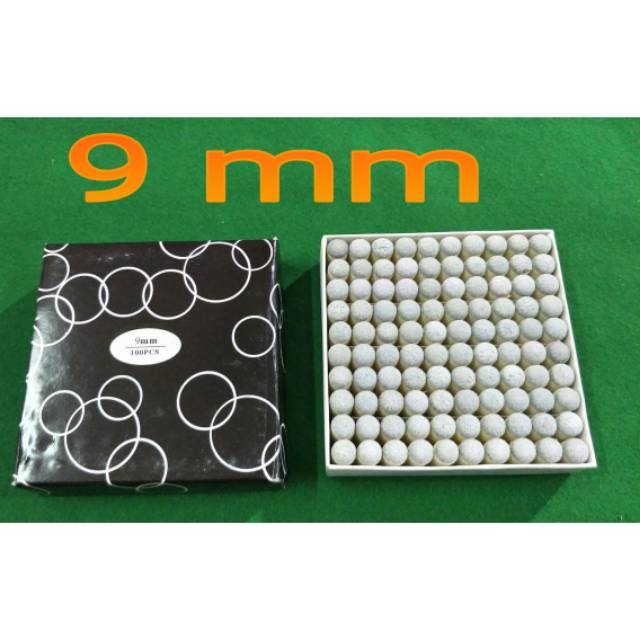 Slip on tip / slip on cue ujung stick billiard 9 mm