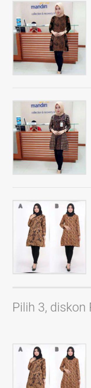 Tunik Batik Wanita Selebgram | Tunik Eksklusif | S M L Xl Xxl Viral